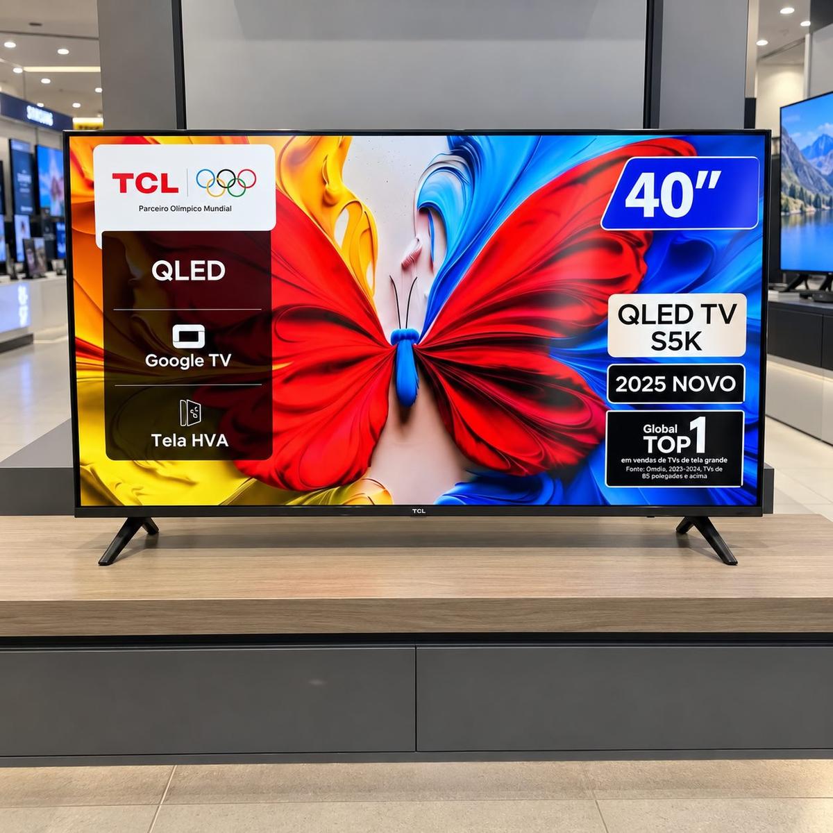 Smart Tv 40s5k Qled 40 Full Hd Wi-fi Android Semp Tcl