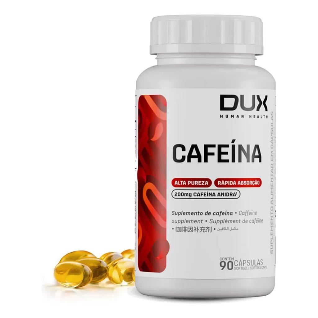 CAFEÍNA DUX 200mg 90 CAPSULAS