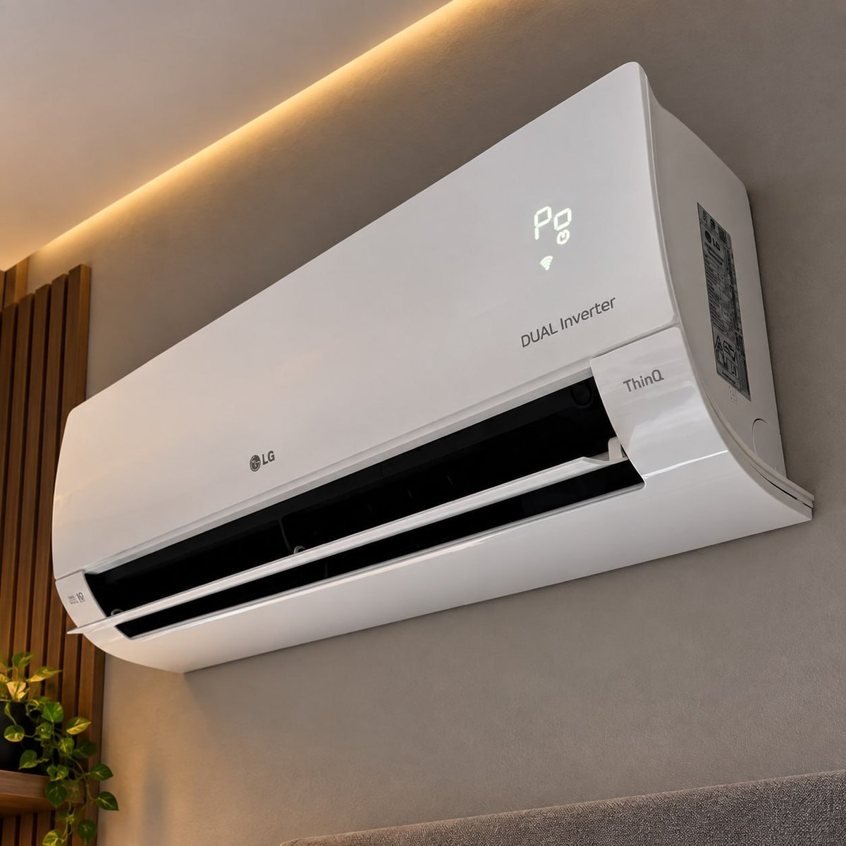 Ar Condicionado Split Hw Lg Dual Voice Ai Inverter 12kqf220v