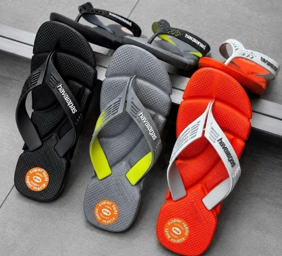 Chinelo Havaianas Masculino Power 2.0 Anatômica Massageadora