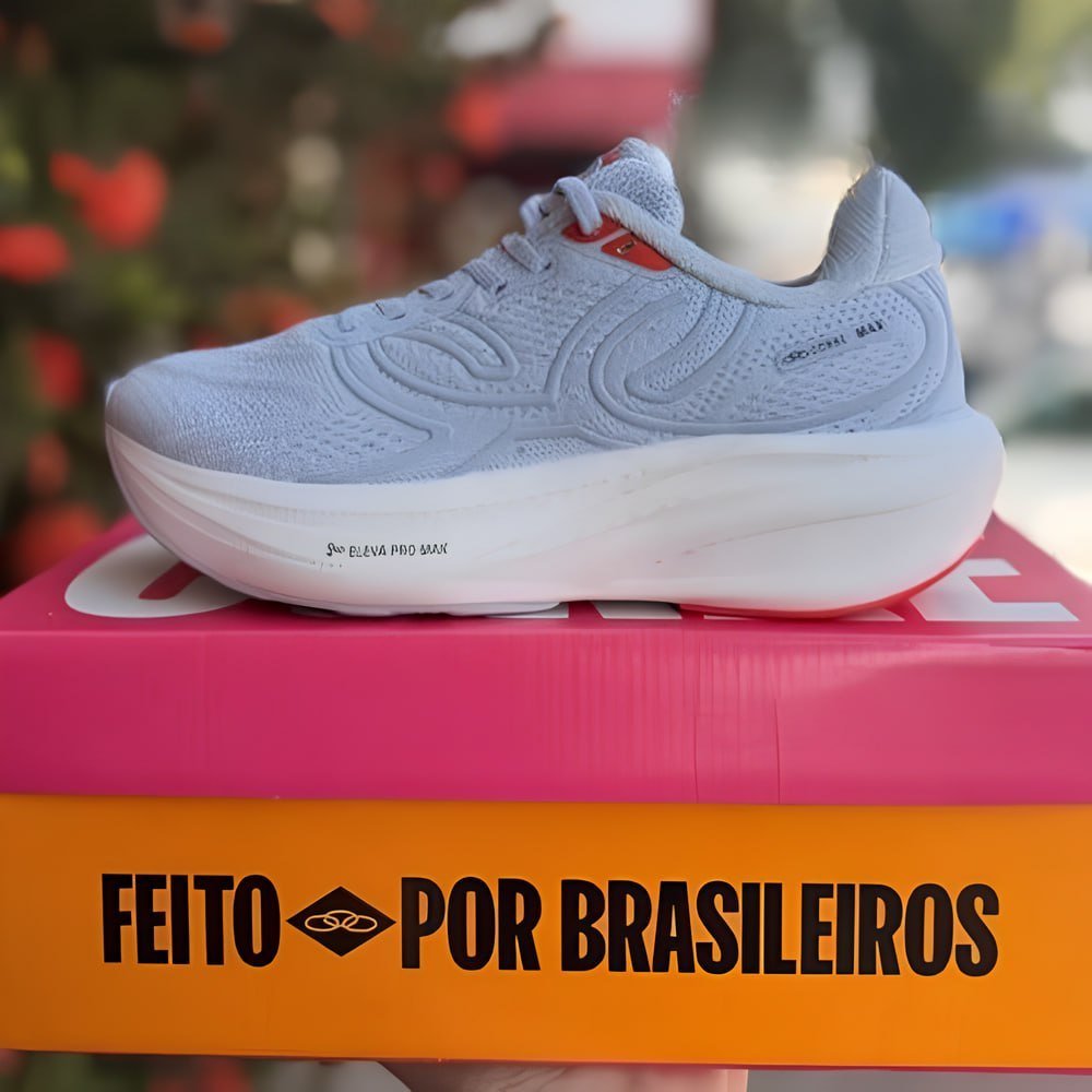 Tênis Olympikus Corre Max Feminino - Azul Claro+Branco