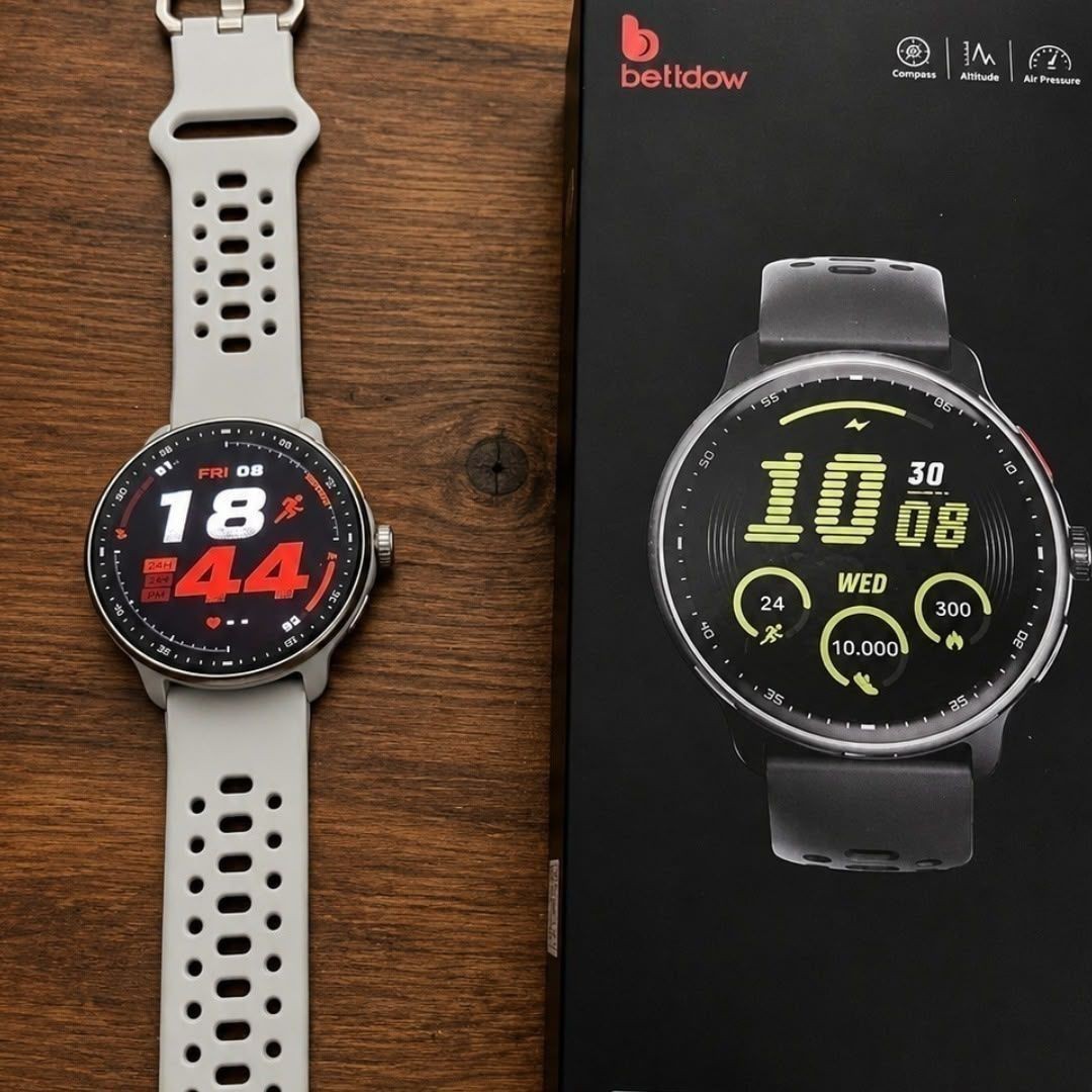 Relógio Inteligente Gps Smartwatch Amoled 3atm Sport Gps Caixa Preto