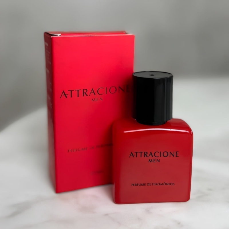 Attracione Men perfume Masculino Com Feromônios Ativados 25 mL