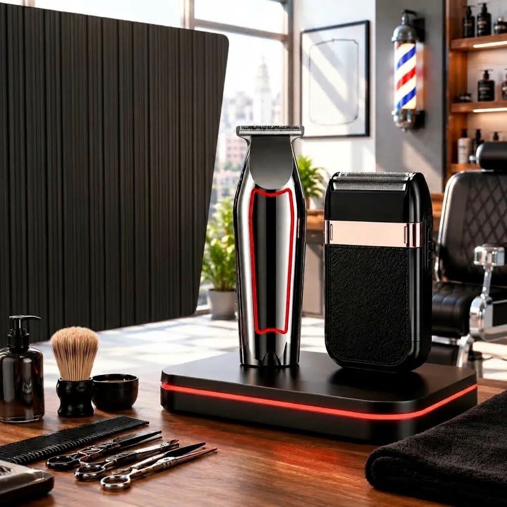 Kit Máquina Acabamento Kemei Km-032 E Shaver Km-2024 Bivolt