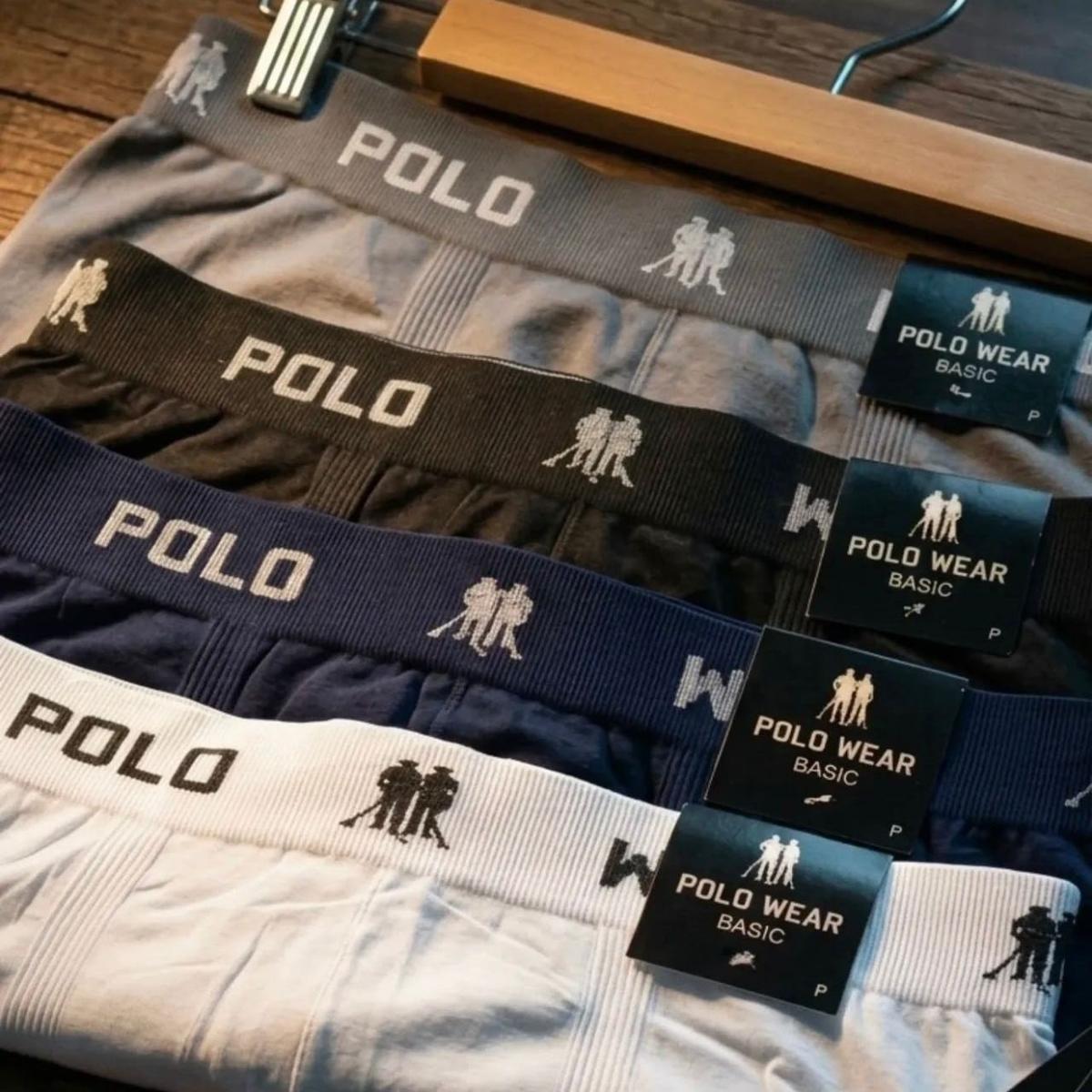 Kit com 10 Cuecas Boxer Lisa Polo Wear