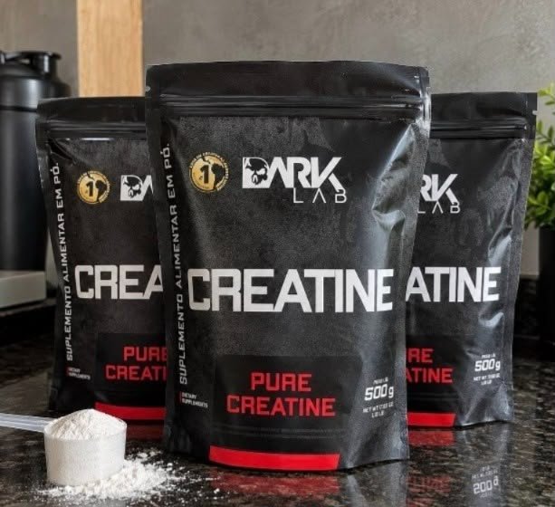 3x Creatina Monohidratada Pura (500g) Dark Lab