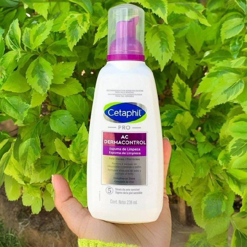 Cetaphil Pro AC Dermacontrol Espuma De Limpeza Facial Pele Oleosa 236ml