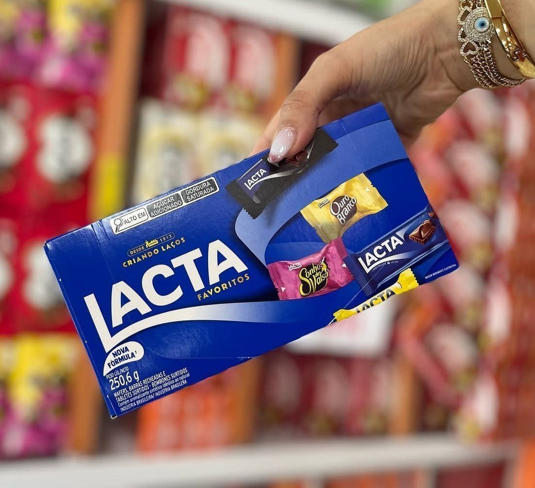Lacta Favoritos - Caixa de variedades chocolates, 250,6g
