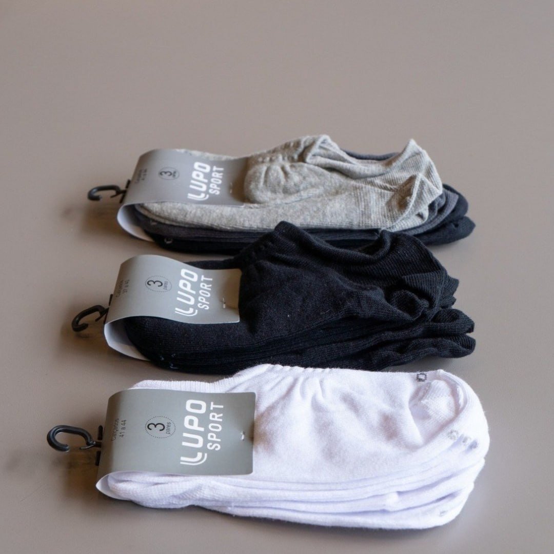 Kit 6 Pares Meias Lupo Soquete Invisível Cano Baixo Original