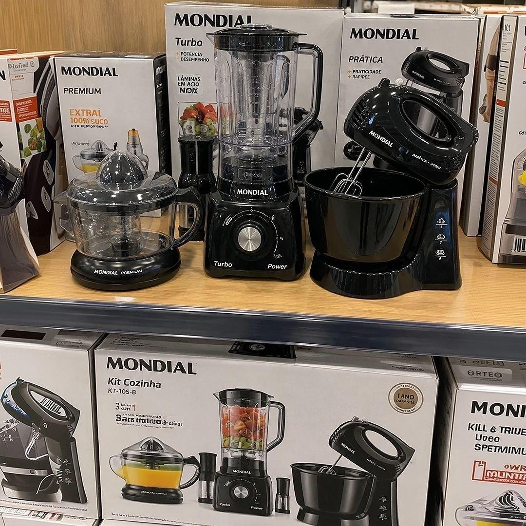 Kit KT-105-B Mondial com Liquidificador Batedeira - 220V