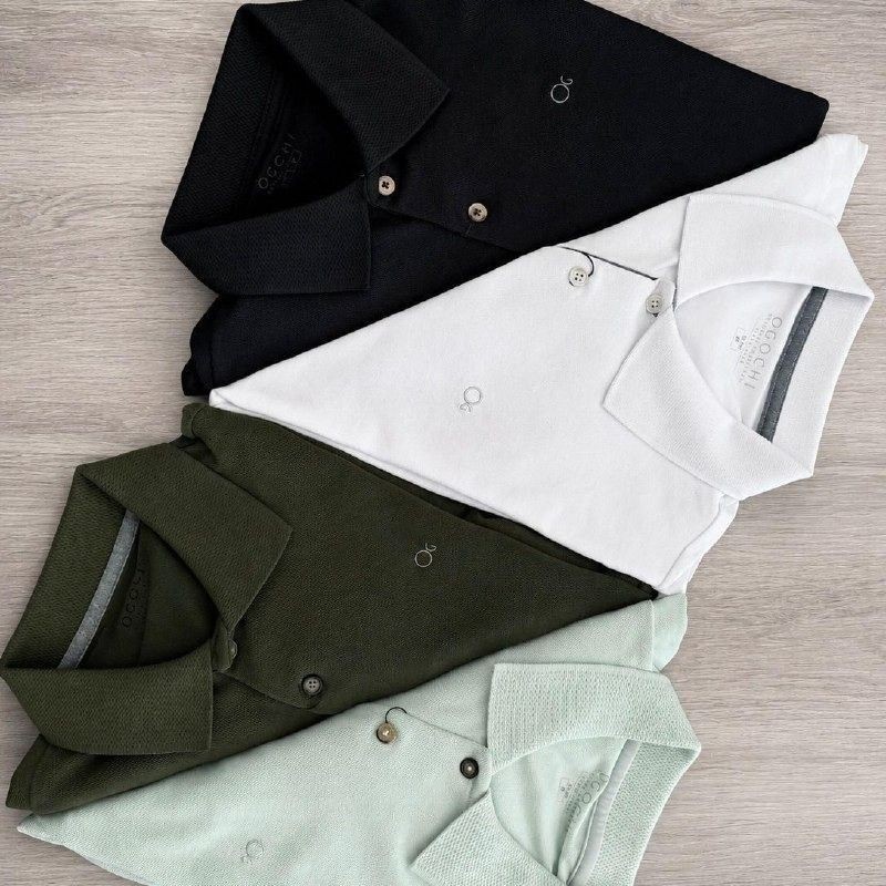 Camisa Gola Polo Social Masculina Slim Algodão Casual Ogochi (P ao XG)