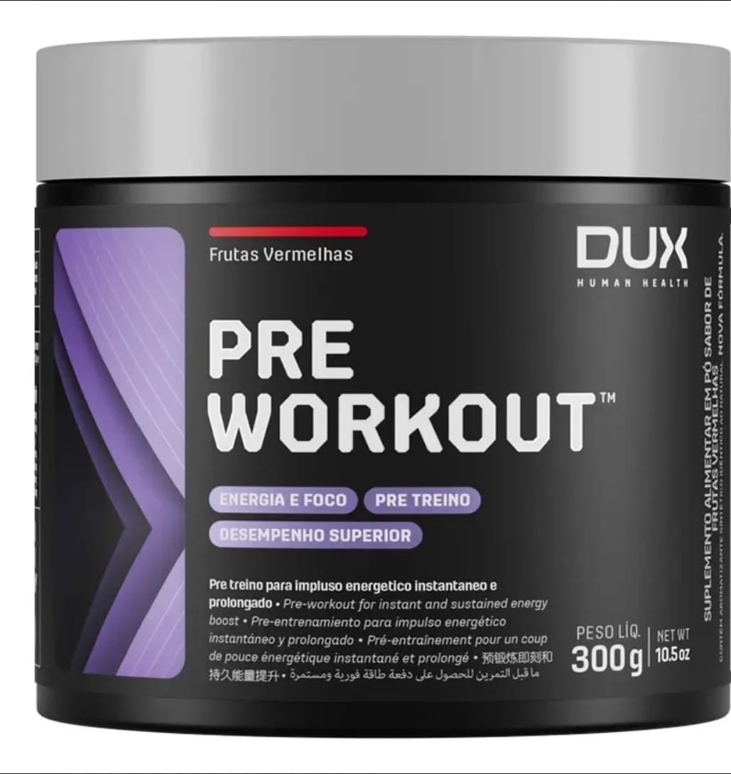 Pré Treino - Pre Workout Dux Nutrition 300g Sabor Maçã verde