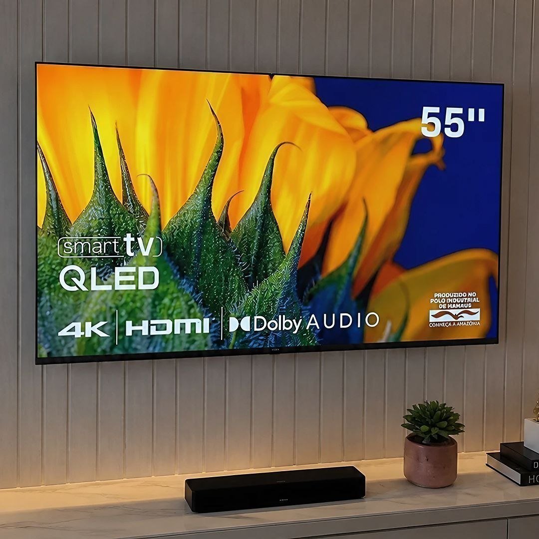 Smart Tv Hq 55 Qled, 4k Uhd, Dolby Audio