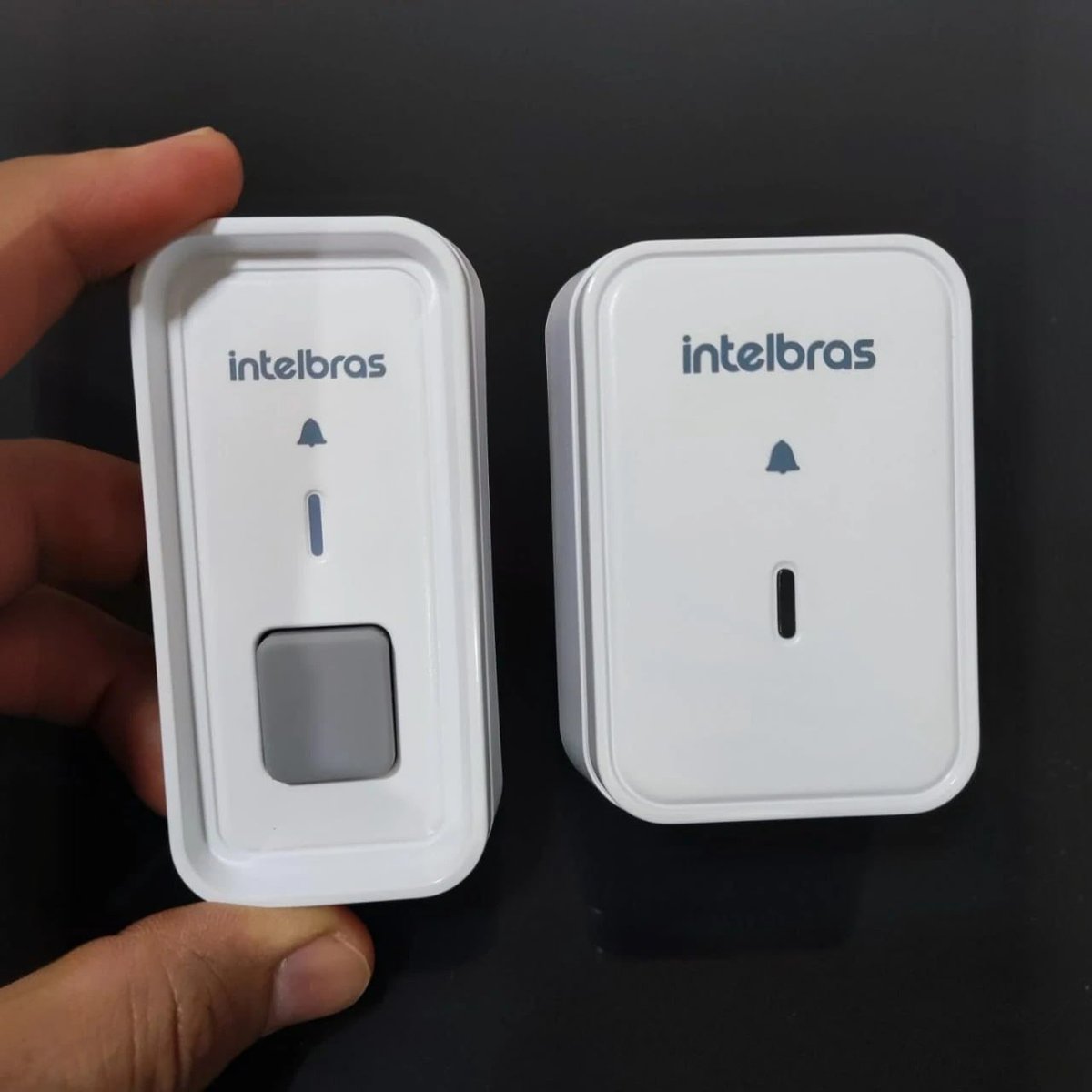 Campainha Sem Fio sem Bateria CIB 101S Branca Intelbras