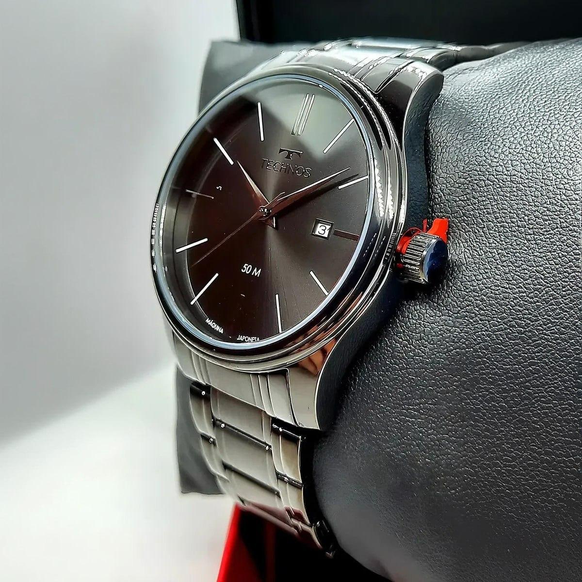 Relógio Technos Masculino Quartzo Grafite 42mm