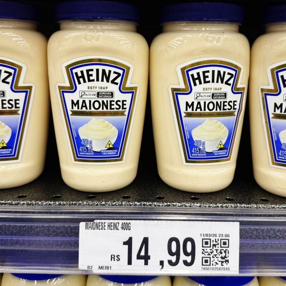 Heinz Maionese Tradicional 400G