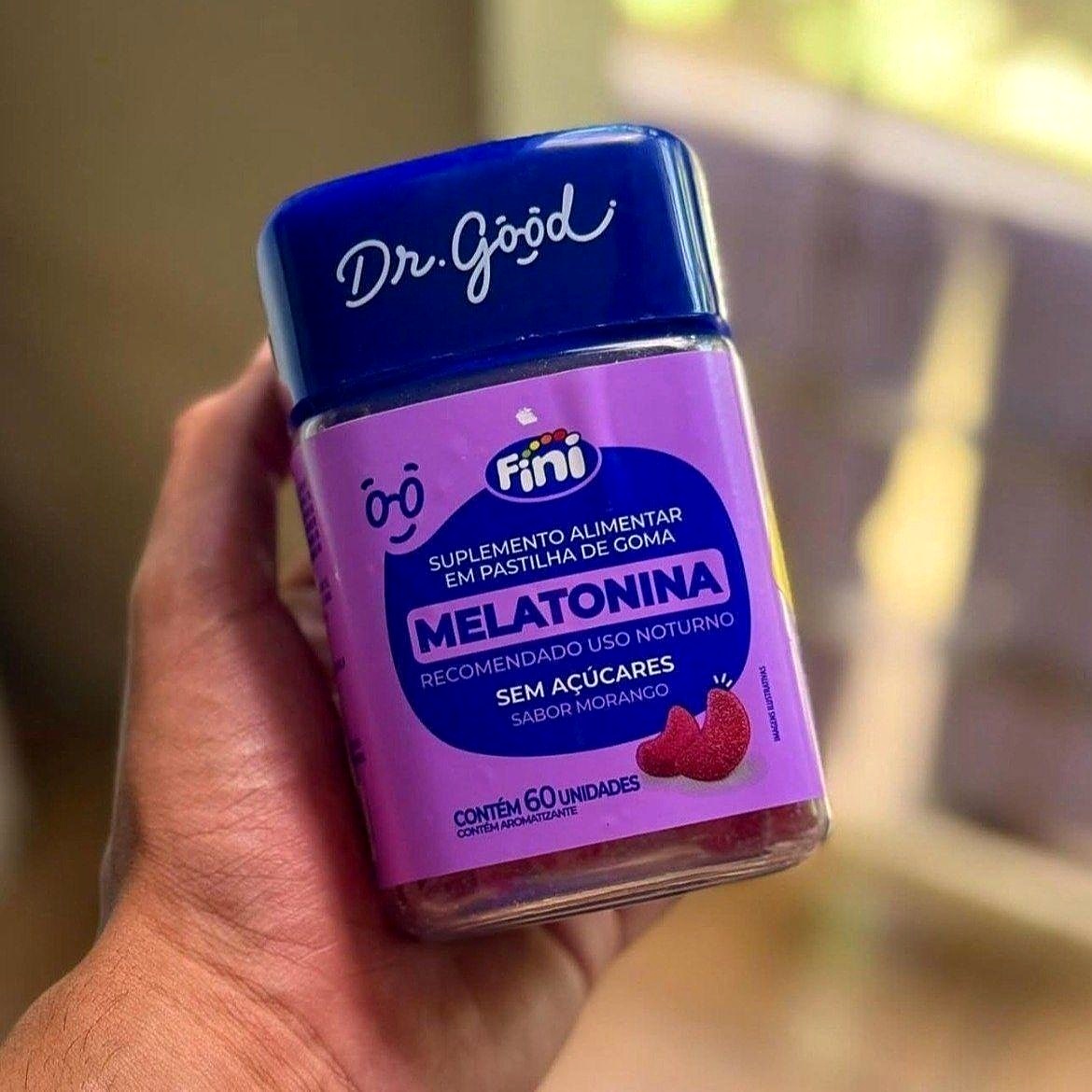 💤 Kit com 2x Melatonina Dr. Good Fini Morango 60 Gomas