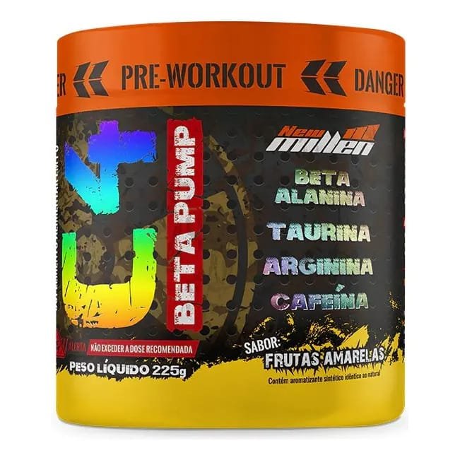 Pré Treino C4 Beta Pump (225g) New Millen Pré Workout