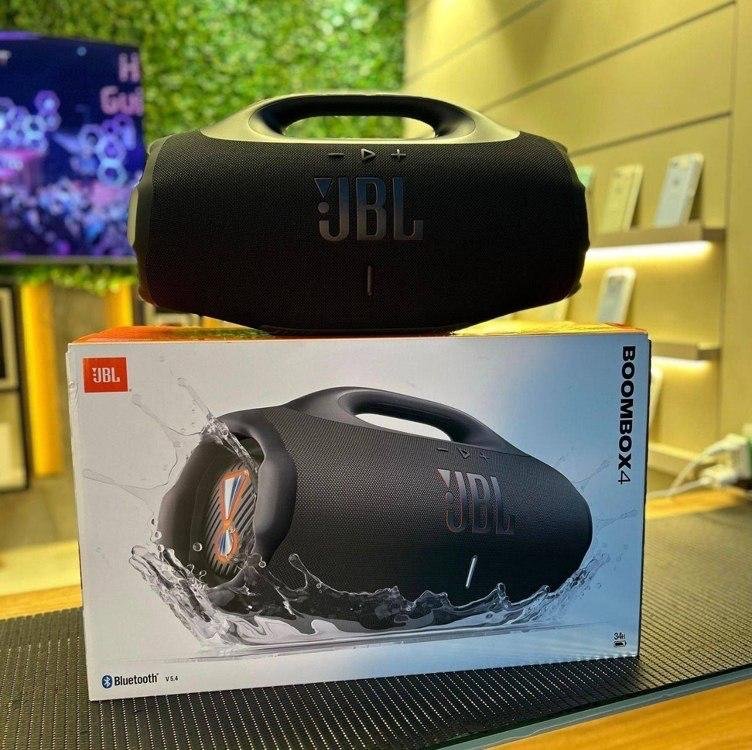 Caixa De Som Jbl Portátil Boombox 4 Bluetooth 210w Preta