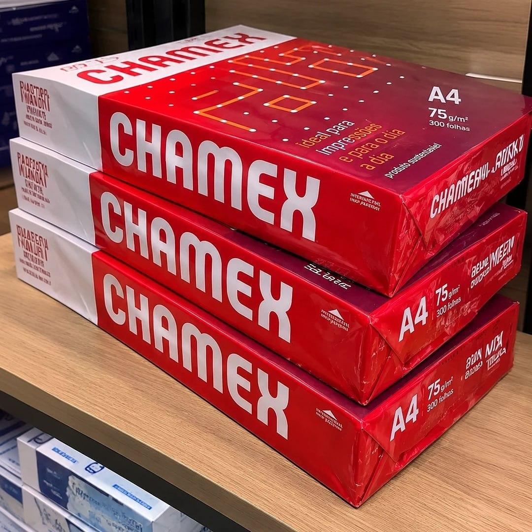 Papel Sulfite, Chamex, A4, 75 Gramas, Pacote De 300 Folhas