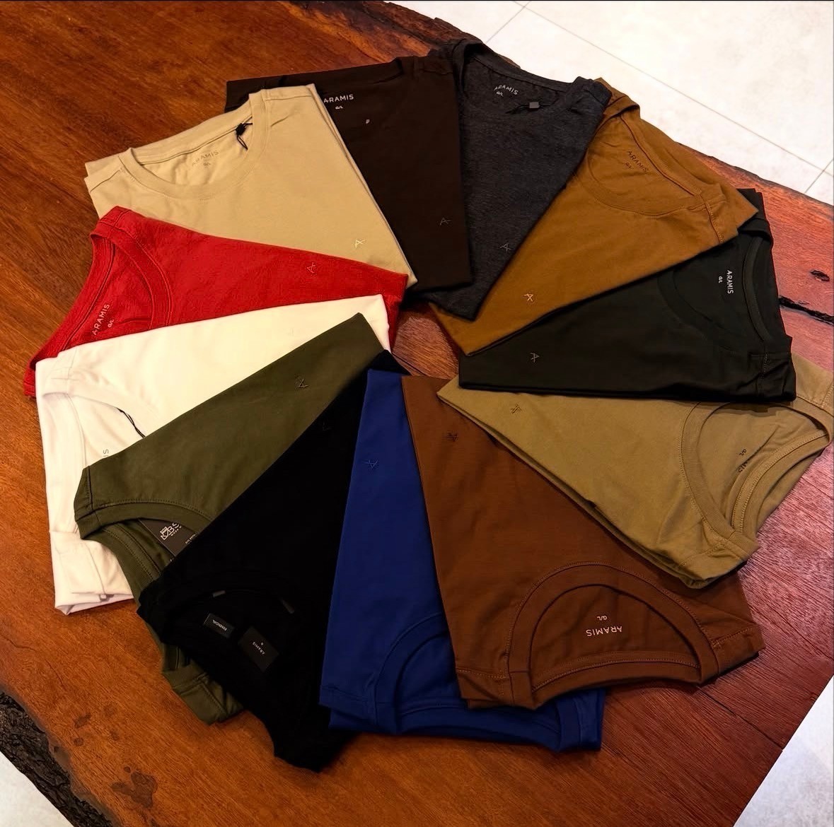Kit 7 Camisetas Basica Lisa Algodão Premium Masculina