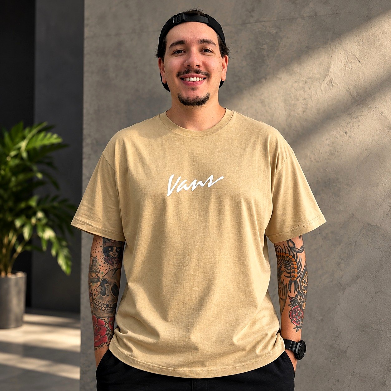 👕 Camiseta Vans Classic Script