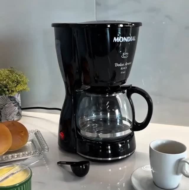 MONDIAL Cafeteira Elétrica Dolce Arome, Preto, 550W, 220V - C-30-18X-FB