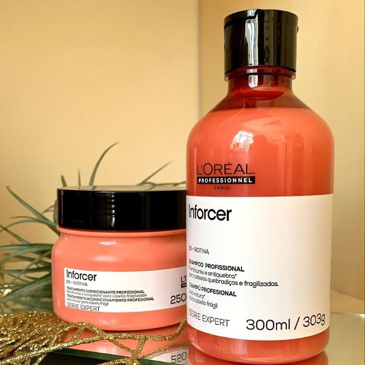 L'oréal Professionnel Inforcer Kit Shampoo 300ml e Máscara 250ml