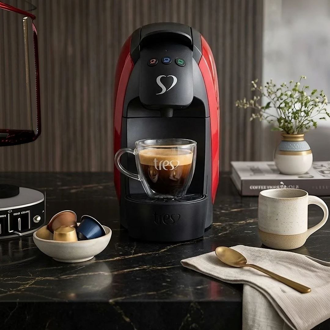 Cafeteira Espresso Três 3 Corações Luna Automática Vermelho 220v