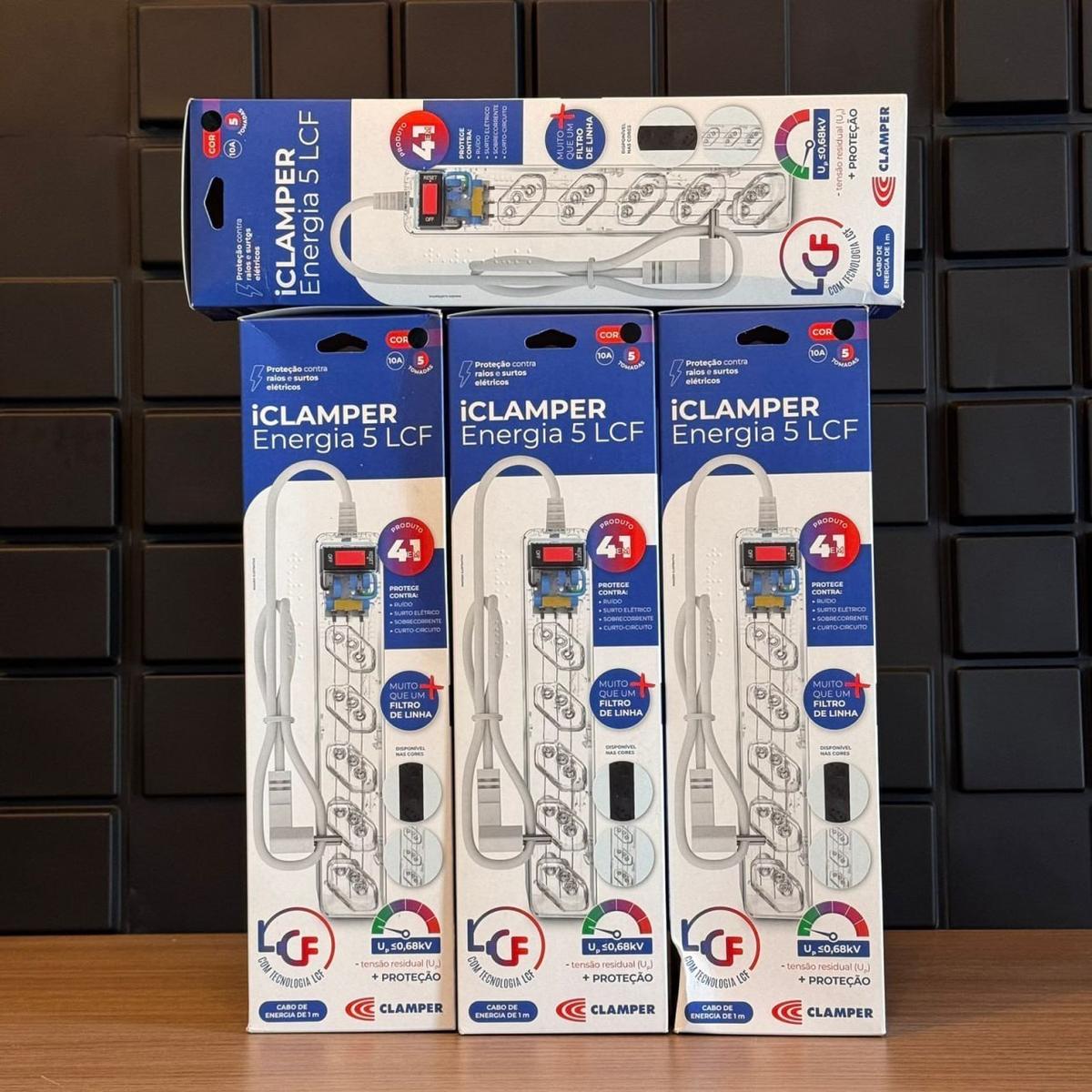 Filtro De Linha Dps Clamper 5 Tomadas 1m Transparente 021516
