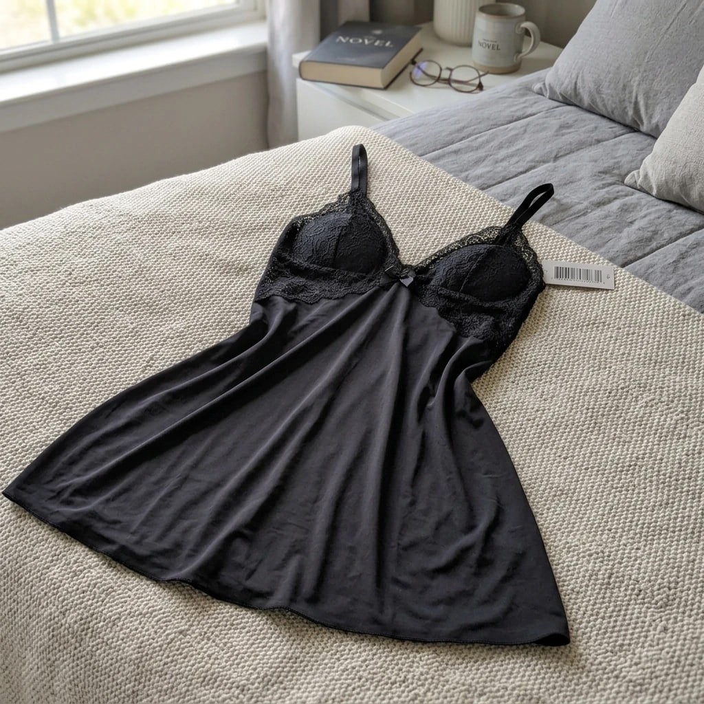 Camisola Rendada Sem Bojo Lingerie Luxo