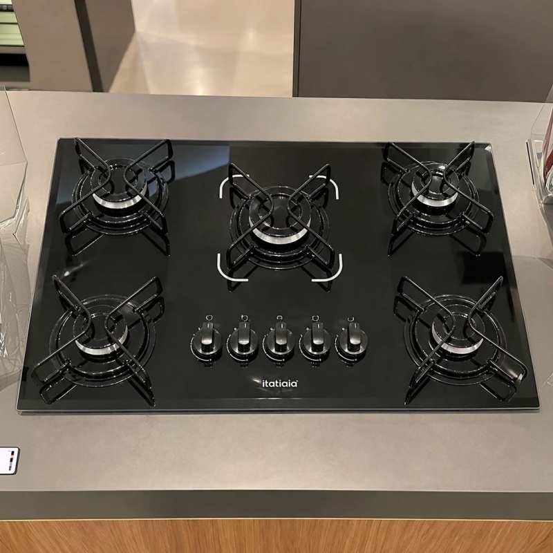 Cooktop Essencial 5 Bocas - Preto