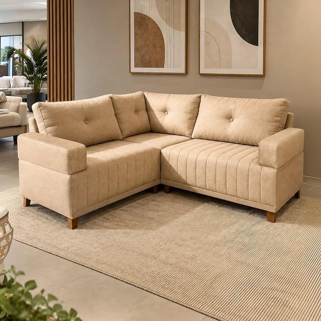 Sofá De Canto Canto Leona Plus 354 cm x 82 cm x 60 cm Bom Pastor (4 cores)