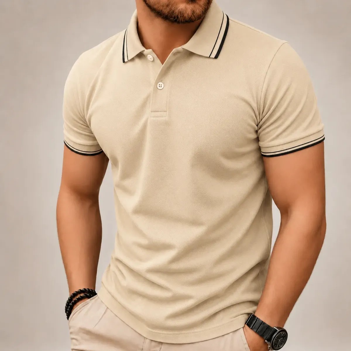 Camisa Gola Polo Masculina Pique Premium Algodão Confortável (P ao GG)