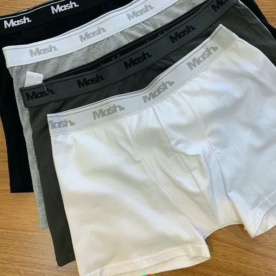 Kit Com 10 Cuecas Boxer Algodão Cotton Masculina Adulto Mash