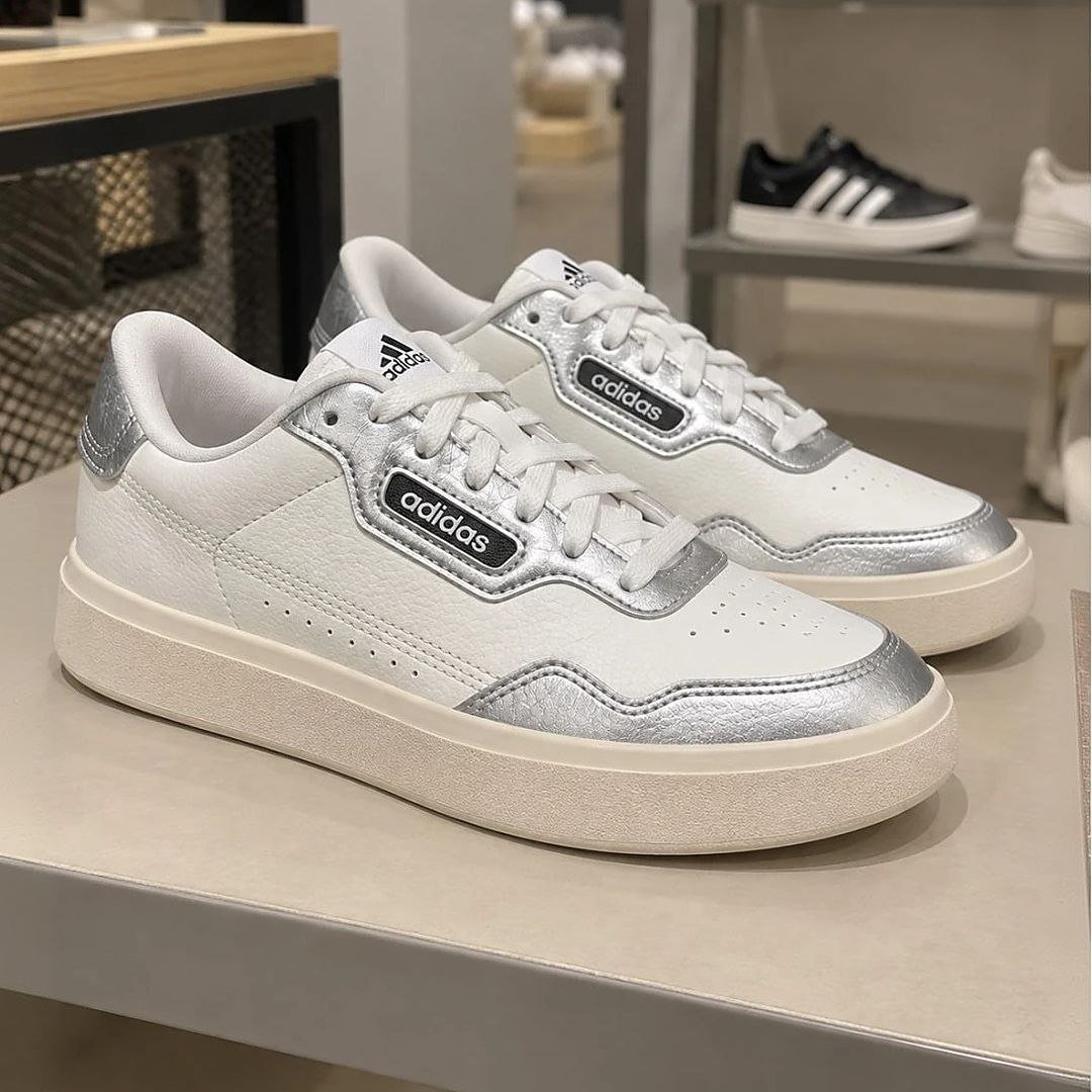 Tênis Adidas Park ST Feminino - Branco+prata