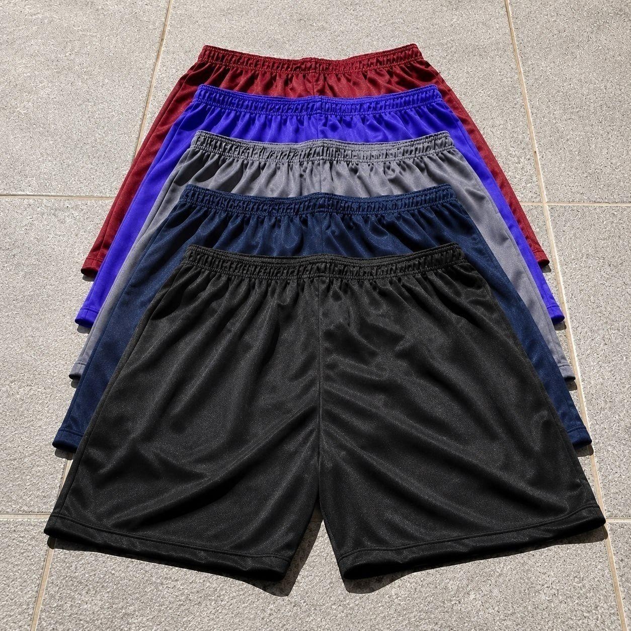 Kit com 5 Bermudas Esporte (M ao GG)