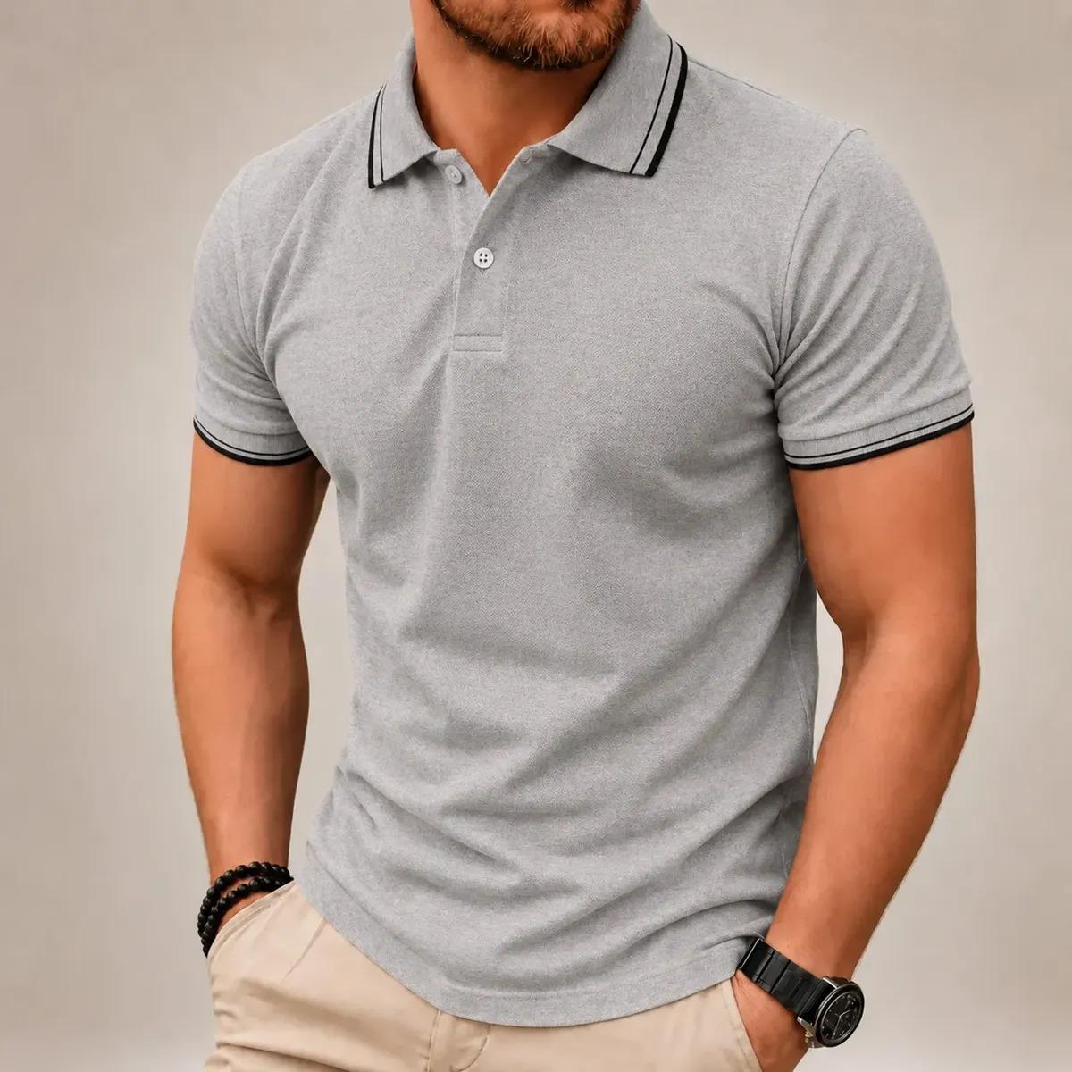 Camisa Gola Polo Masculina Pique Premium Algodão Confortável (P ao GG)