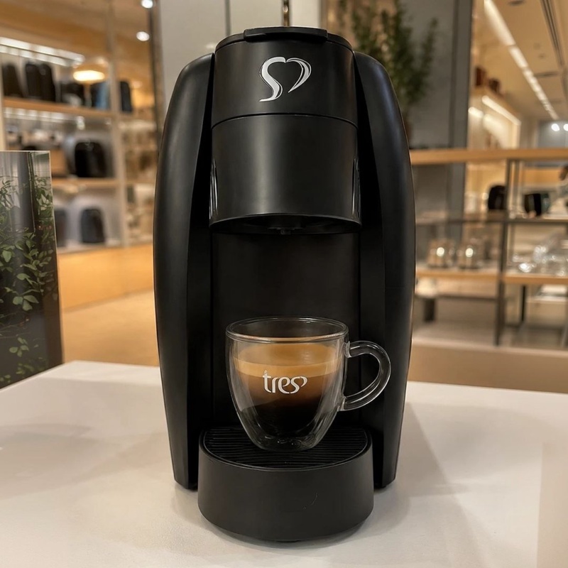 Cafeteira Espresso LOV Preto - TRES 3 Corações 220V