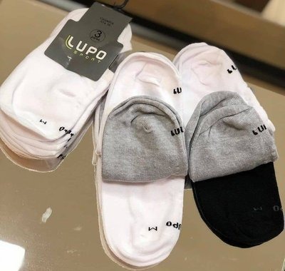 Kit 10 Pares De Meias Lupo Soquete Invisível Sport (33-44)
