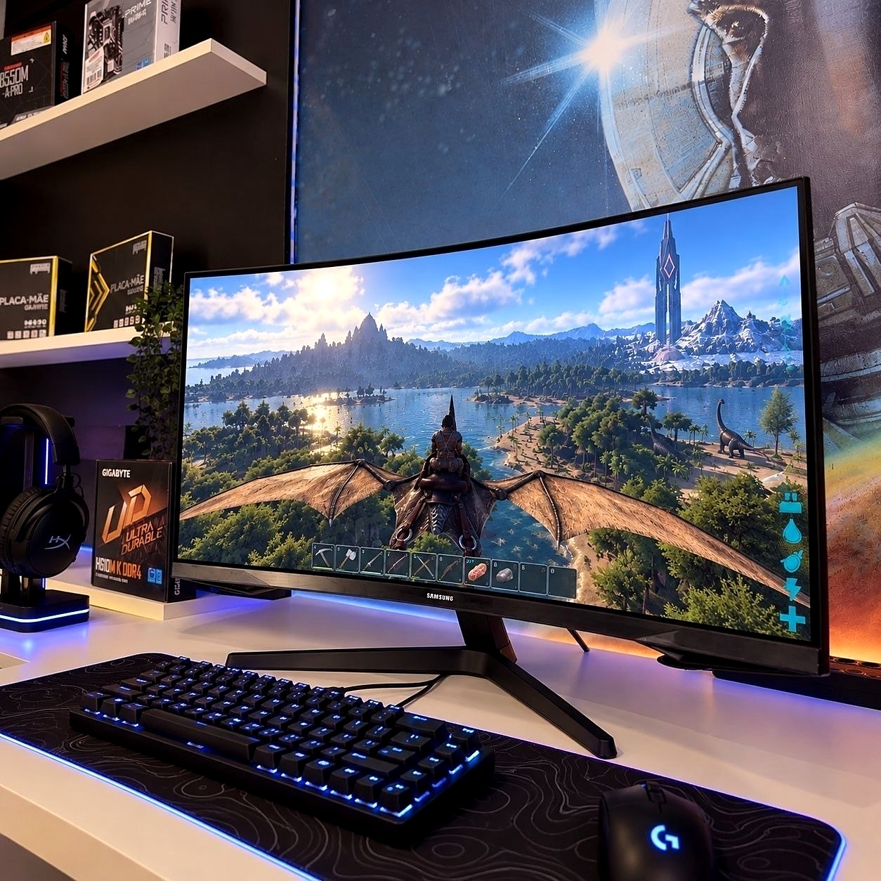 🖥️ Monitor Gamer Samsung Odyssey G5 27" QHD 165Hz 1ms