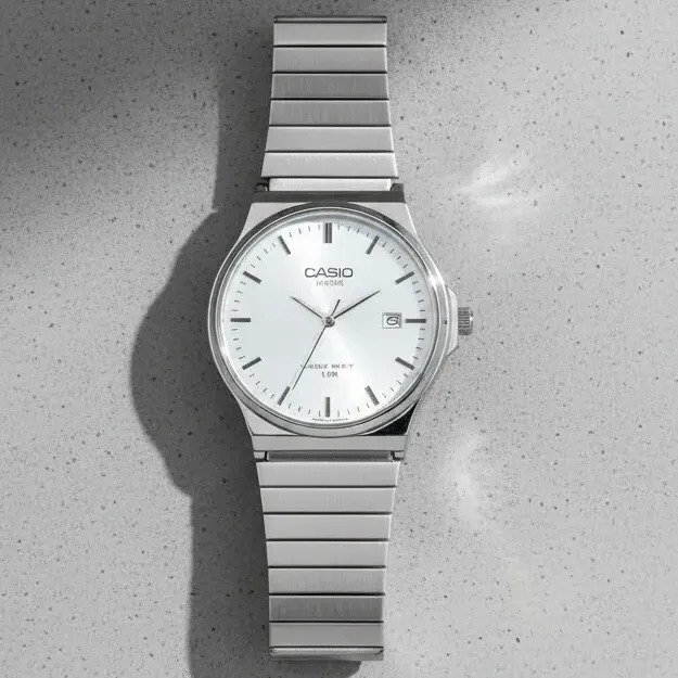 Relógio Casio Vintage A180 Cinza Prateado