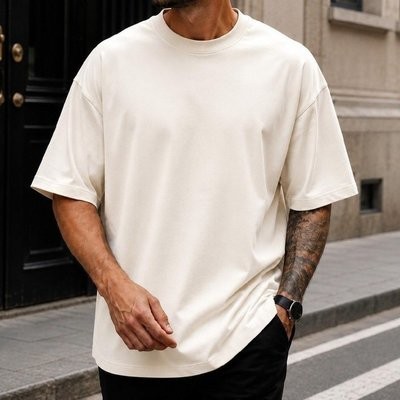 Camiseta Oversized Masculina 100% Algodão