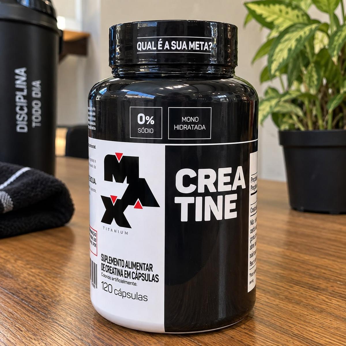 Creatina Max Titanium monohidratada  120 un
