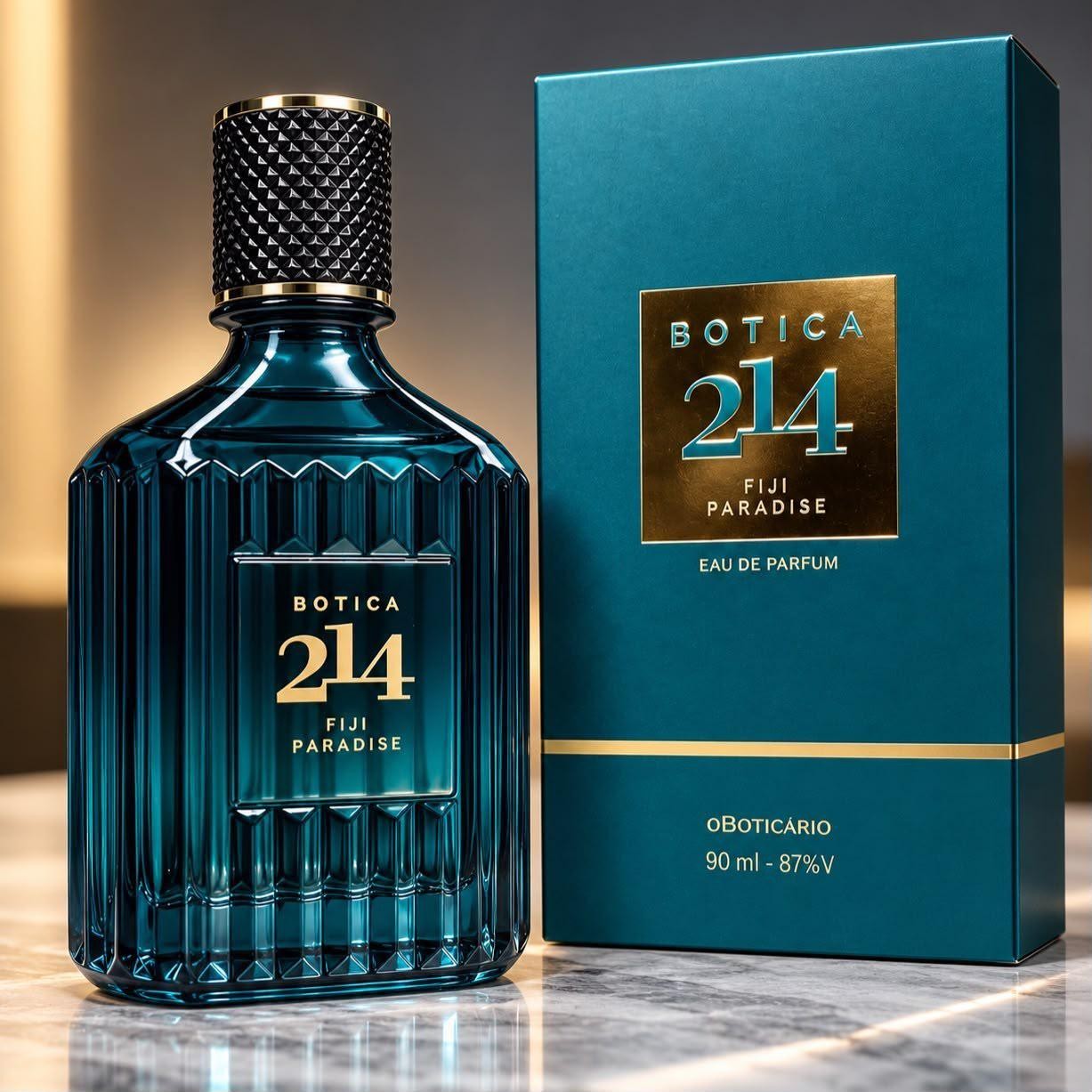 Botica 214 Fiji Paradise Fougère Especiado Eau De Parfum 90ml Perfume Masculino