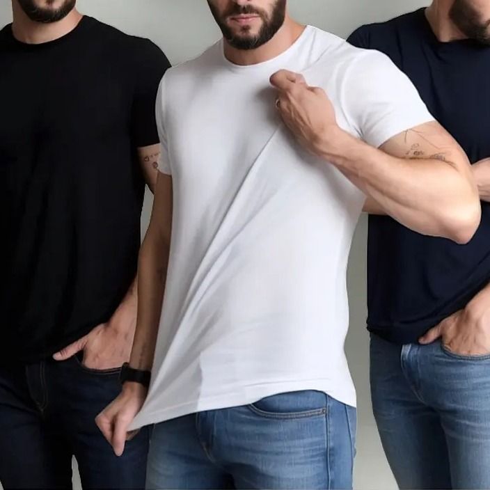 Kit 3 Camisetas Premium Tech Minimalista Anti Amassado Eiv (P ao GG)