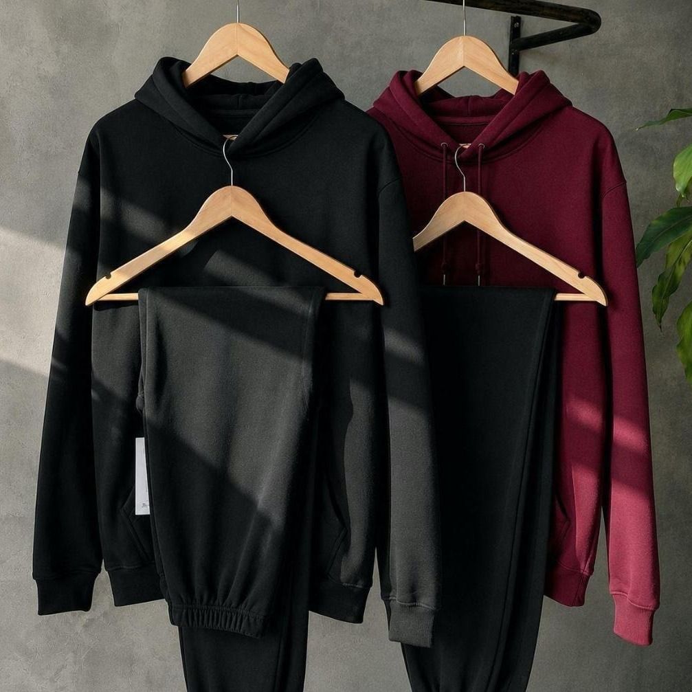 Conjunto Calça E Blusa De Moletom Liso Masculino (P ao GG)