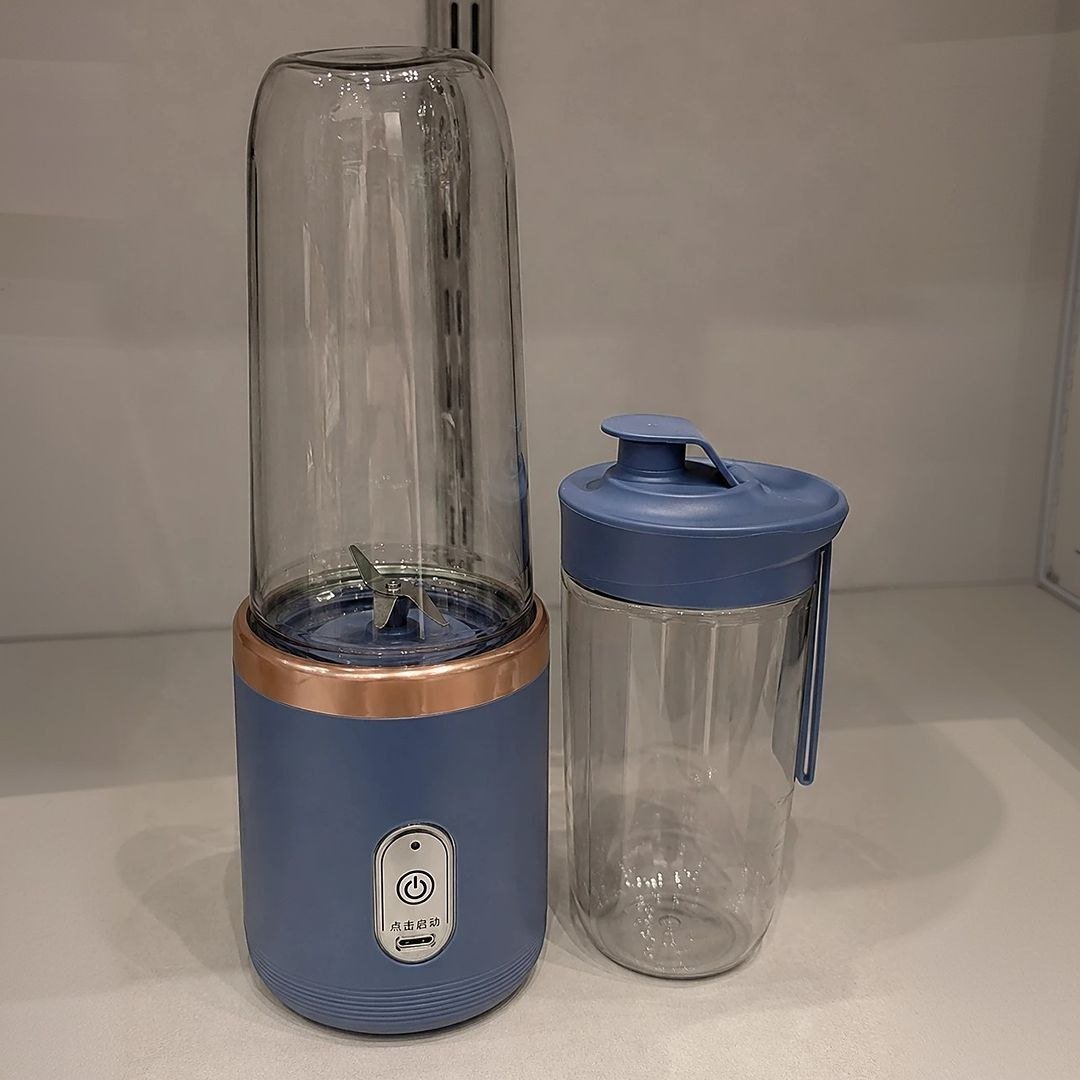 Mini Liquidificador Copo Mixer Elêtrico Batedor Shake Frutas