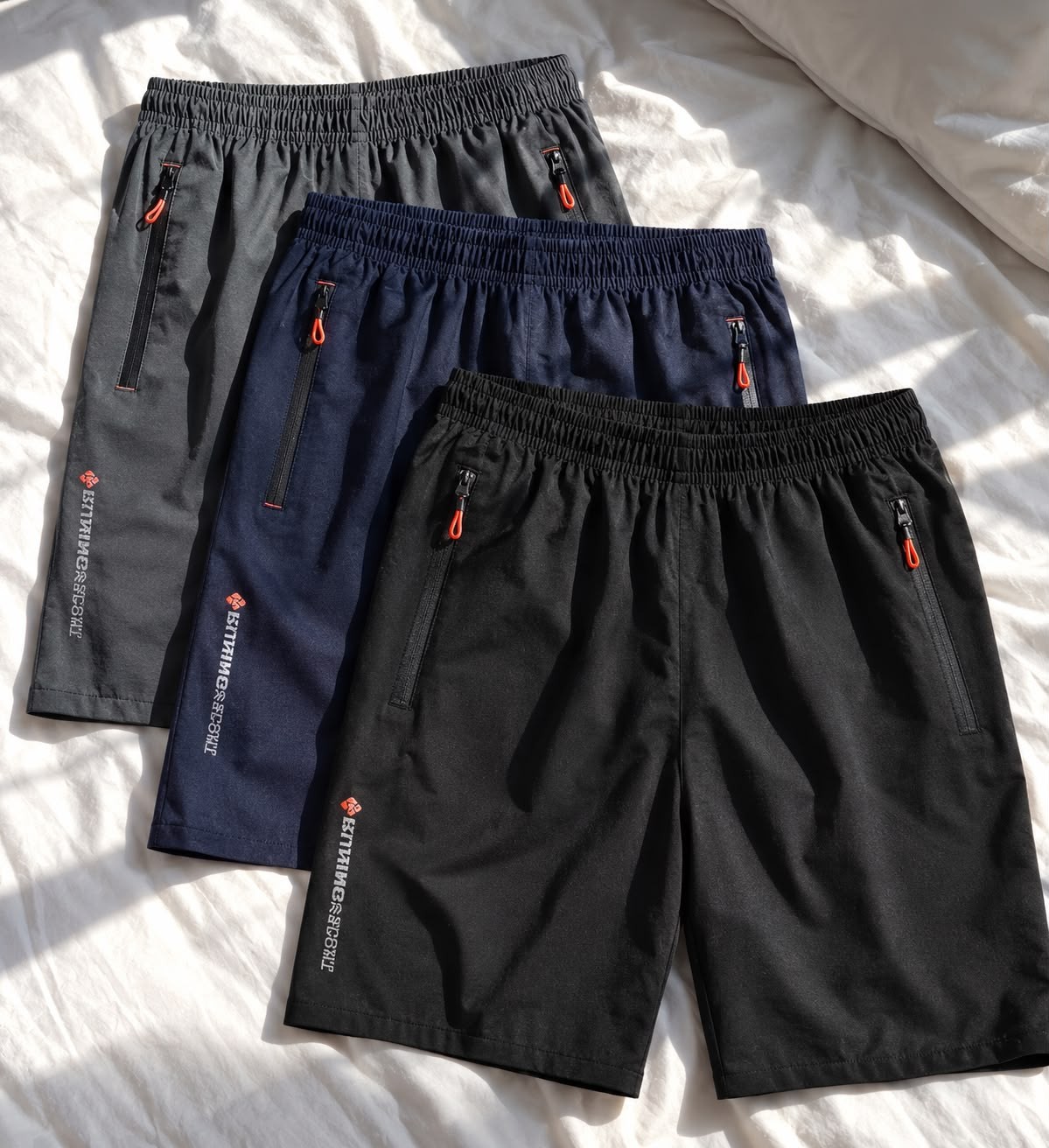 Kit 3 Bermudas Dry Fit De Seda Gelada | Esportivas Premium (P ao GG)