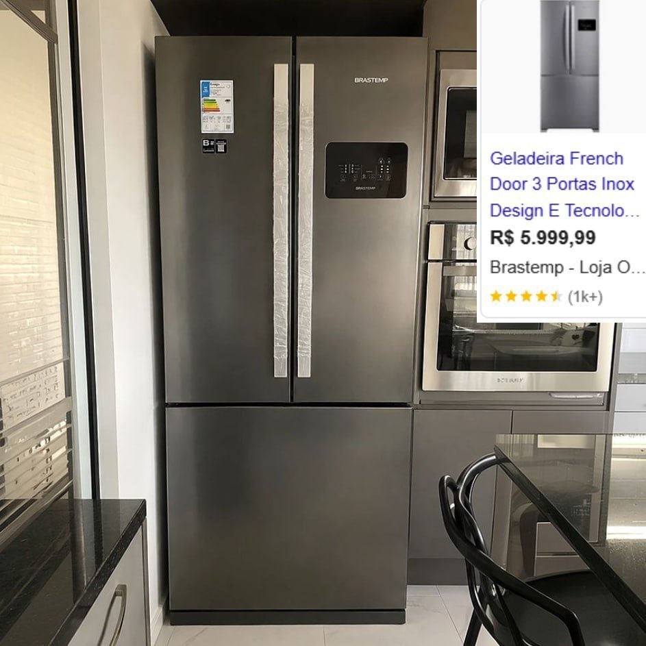 Geladeira Brastemp Frost Free 559 Litros French Door Inox - BRO85MK 220V